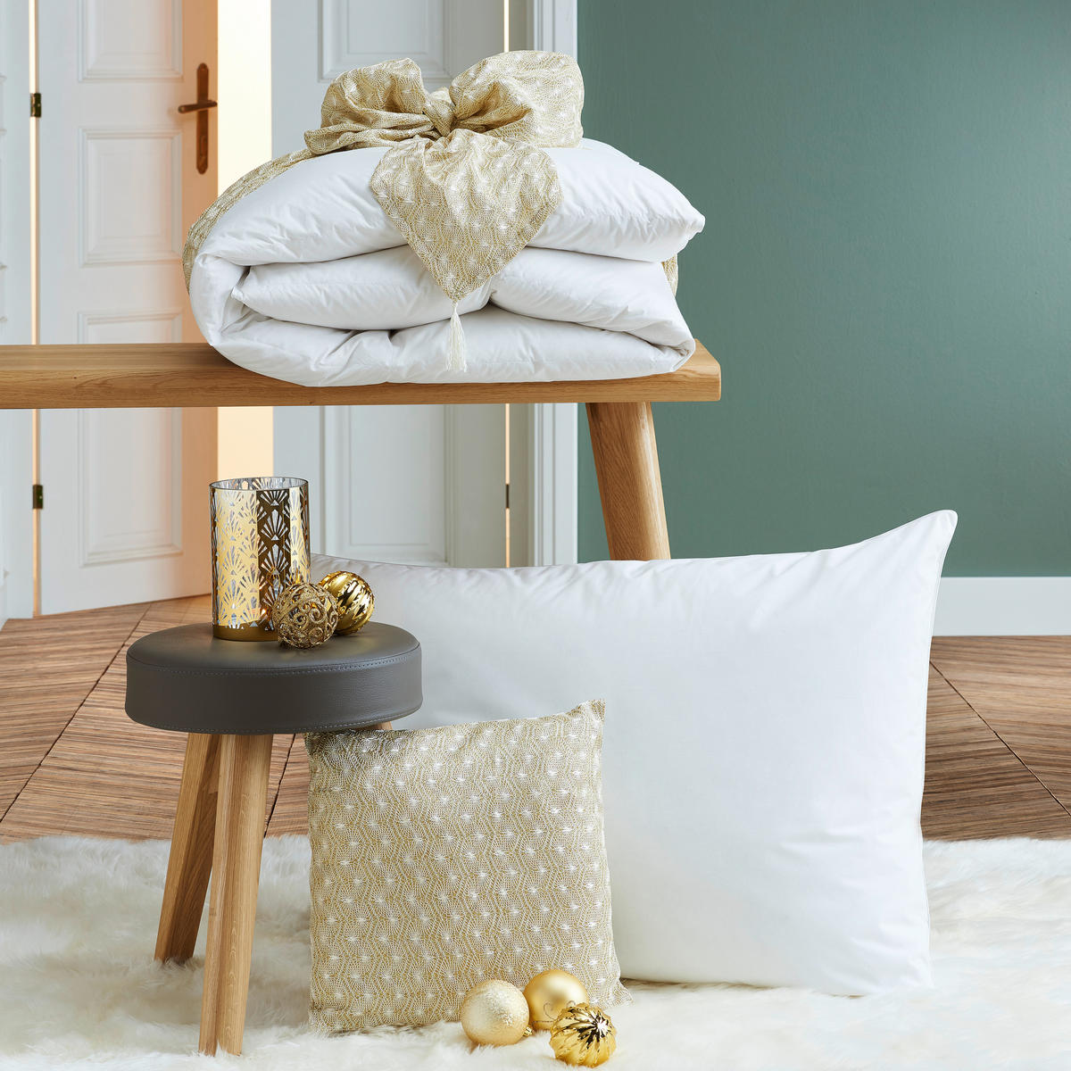 JASTUK 60/80 cm   NENA  - bijela, Basics, tekstil (60/80cm) - Billerbeck