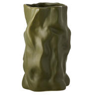 VASE Vase  - Dunkelgrün, Basics, Keramik (15/25,5cm)