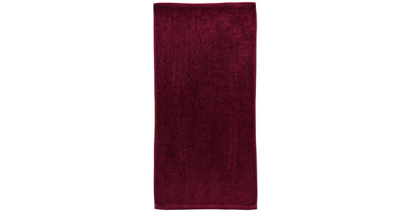 HANDTUCH 50/100 cm Bordeaux - Bordeaux, Design, Textil (50/100cm) - Ambiente