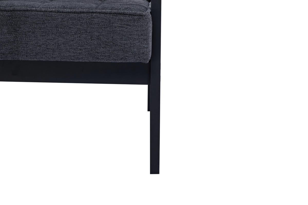 SESSEL in Webstoff Grau  - Schwarz/Grau, Design, Holz/Textil (64/77,5/67cm) - Ti'me
