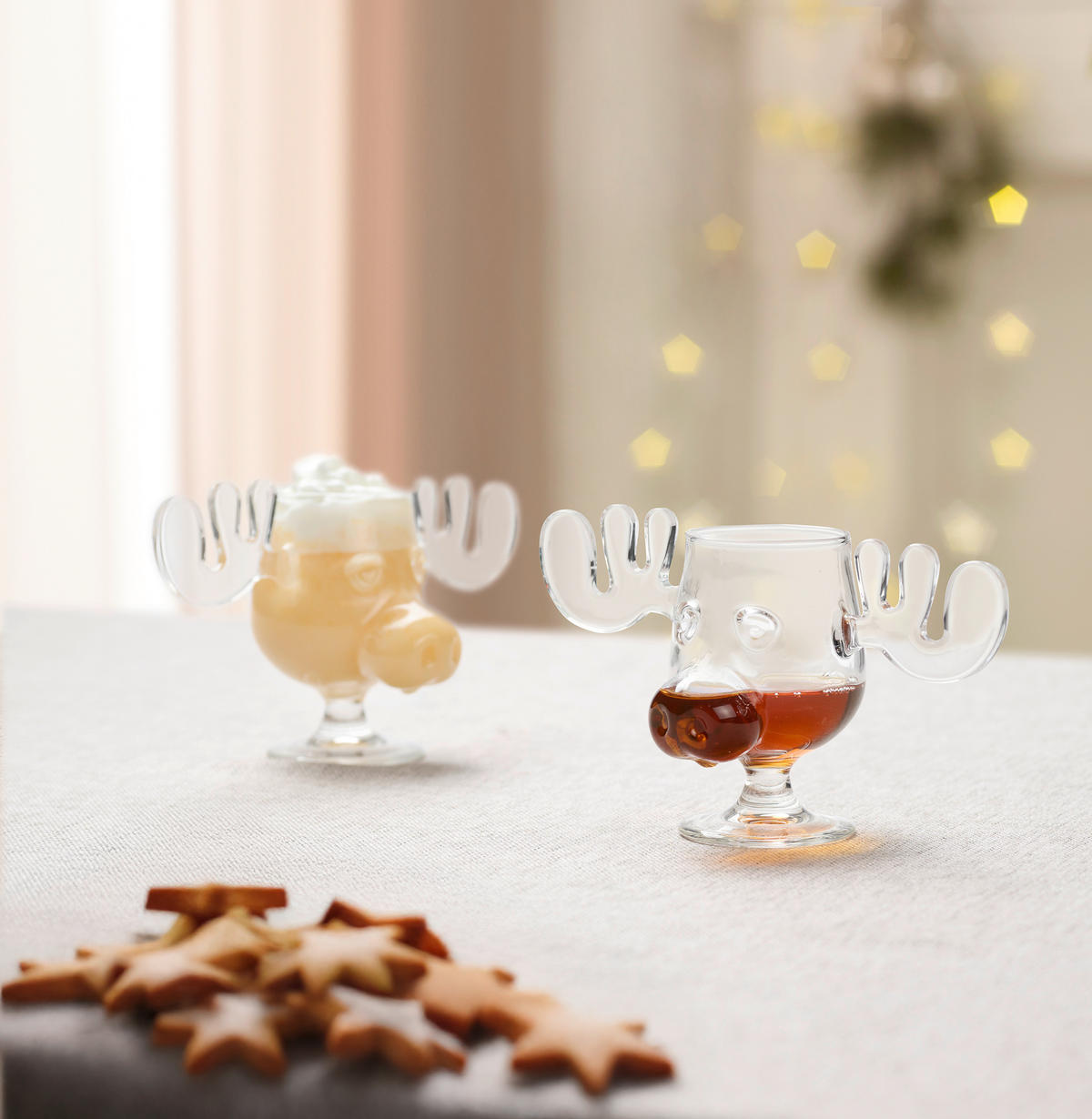 POHÁR 220 ml  - átlátszó, Lifestyle, Üveg (20,5/10/11,5cm) - X-Mas