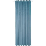 FERTIGVORHANG halbtransparent  - Blau, KONVENTIONELL, Textil (140/245cm) - Esposa