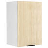 KÜCHENOBERSCHRANK 40/60/31 cm  in Weiß, Honigeiche  - Honigeiche/Schwarz, Trend, Holzwerkstoff/Kunststoff (40/60/31cm) - MID.YOU