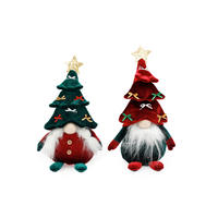 Figurină De Crăciun - alb/verde, Basics, textil/piatră (18/31/11cm)