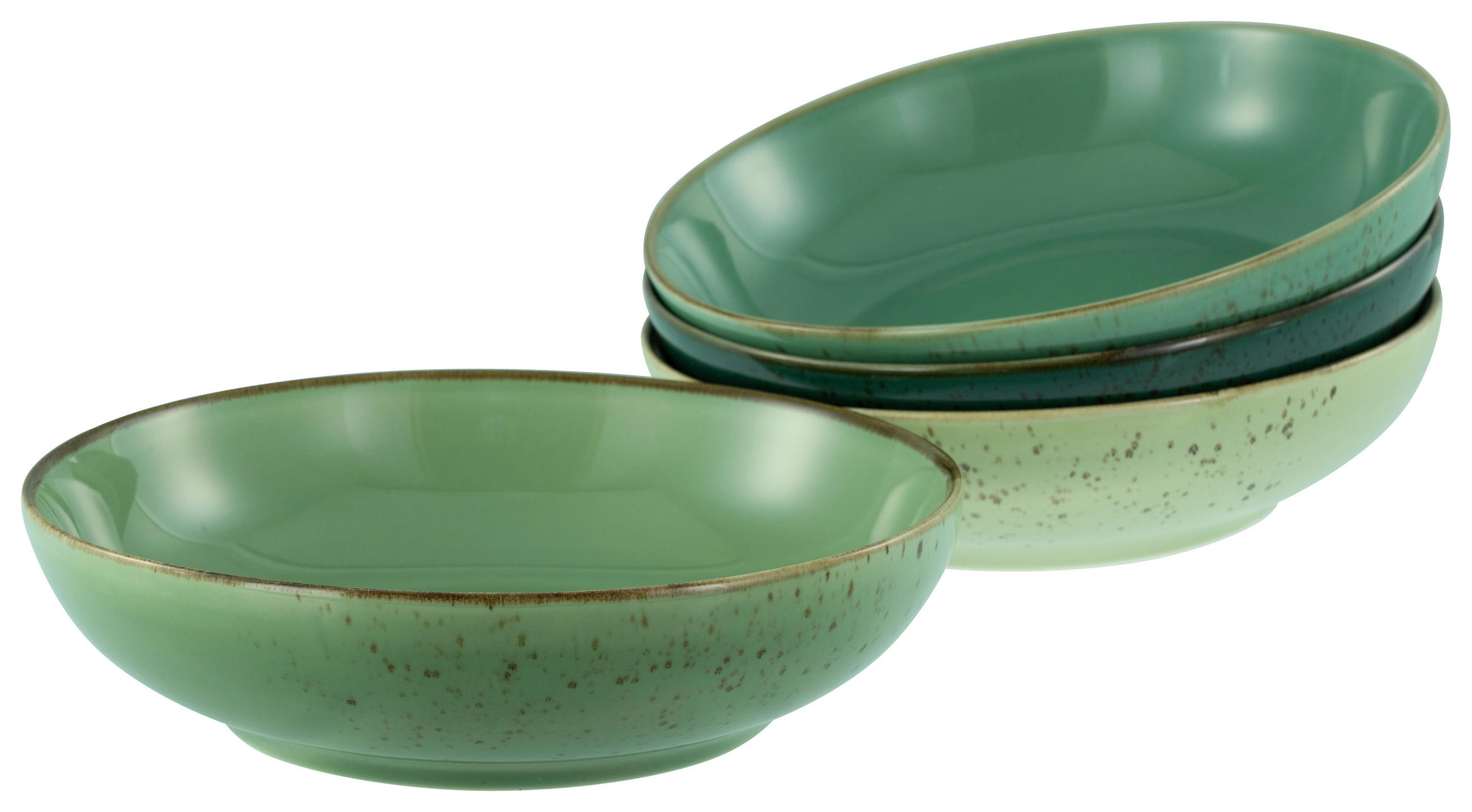 SKÅLSET 4 delar Nature Collection   - grön, Design, keramik - Creatable