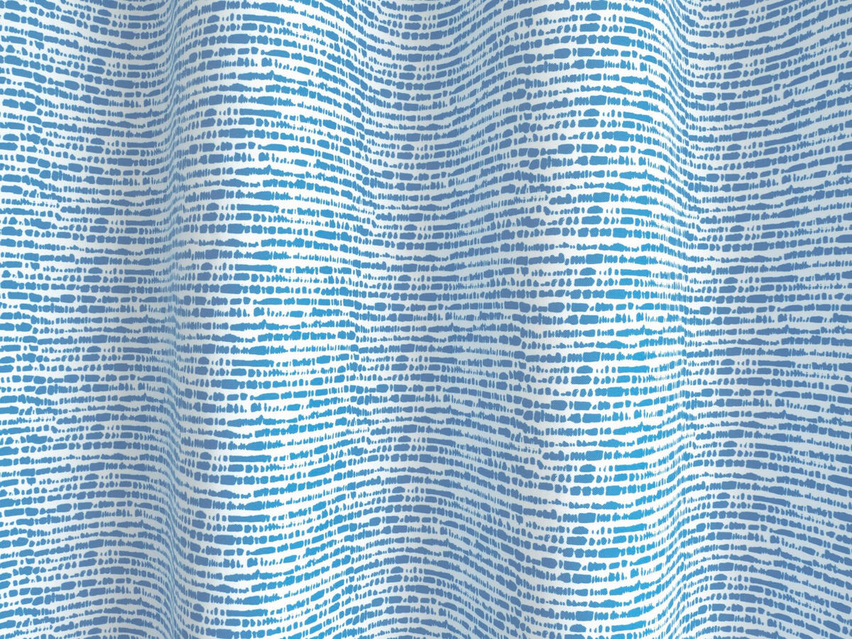 Material Textil Decorativ obscuritate  - albastru/alb, Basics, textil (150cm)