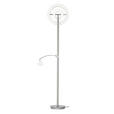 LED-DECKENFLUTER 40/180 cm    - Weiß/Nickelfarben, KONVENTIONELL, Kunststoff/Metall (40/180cm) - Dieter Knoll
