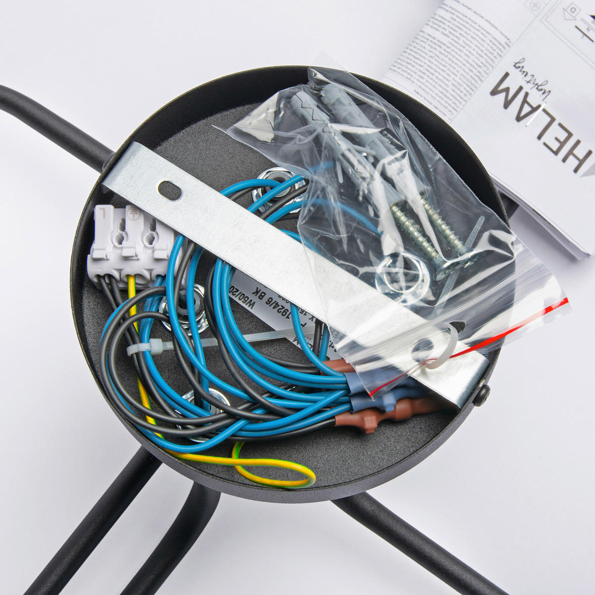 DECKENLEUCHTE    75/75/15 cm  - Messingfarben/Schwarz, KONVENTIONELL, Metall (75/75/15cm)