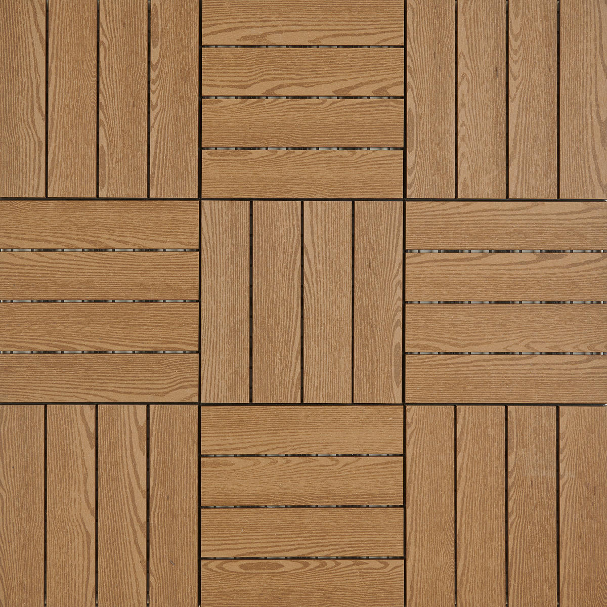 TERRASSENFLIESE Gelb 11 Stück  - Gelb, Basics, Holzwerkstoff/Kunststoff (30/30/2,4cm) - Ambia Garden