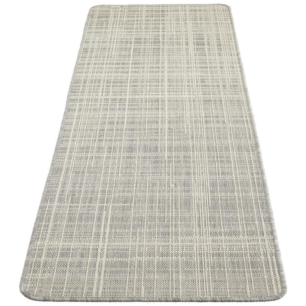 Thumbnail - Boxxx Läufer, Grau, Textil, Streifen, rechteckig, 67x200 cm, Oeko-Tex® Standard 100, für Fußbodenheizung geeignet, wasch...