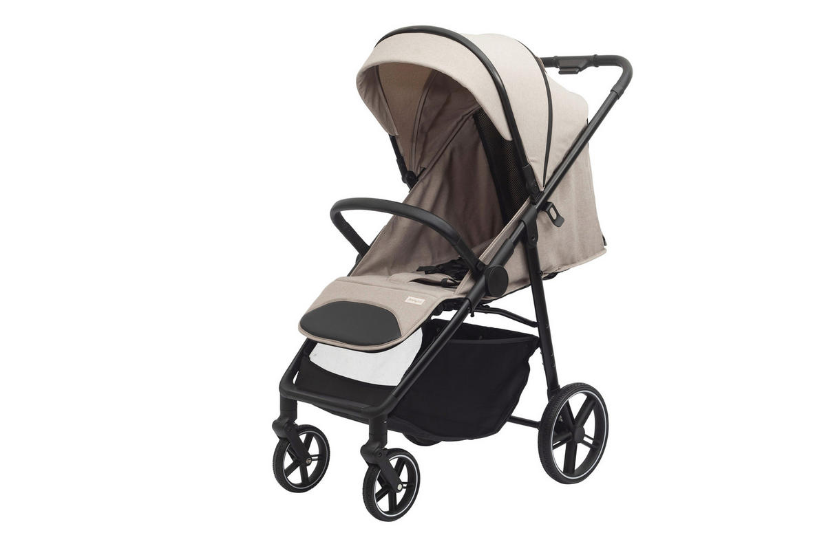 BUGGY Light Cruiser  - Beige/Schwarz, Basics, Kunststoff/Textil (55/56/107cm) - Jimmylee