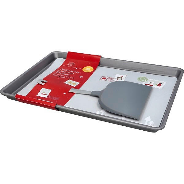 BACKBLECH - Grau, KONVENTIONELL, Metall (45/3,3/33cm) - Birkmann