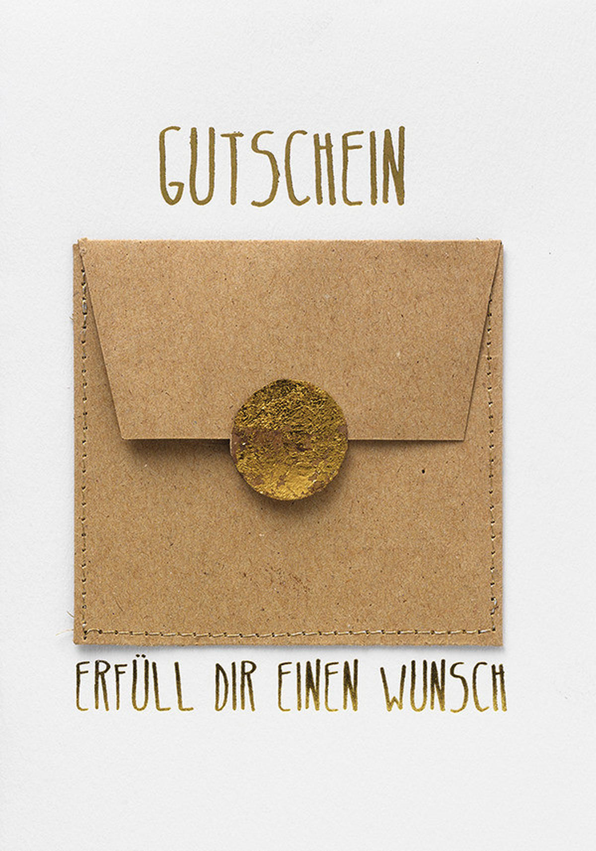 KARTE  - Weiss/Braun, Basics, Karton (12/17cm) - Räder