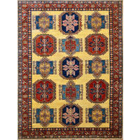 ORIENTALISK MATTA 100/160 cm Kazak Exklusiv  - beige, Lifestyle, textil (100/160cm) - Cazaris