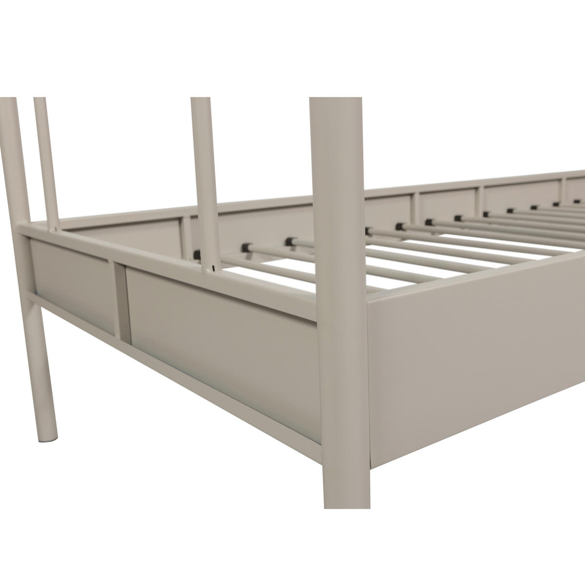 METALLBETT 90/200 cm  in Sandfarben  - Sandfarben, Basics, Metall (90/200cm) - MID.YOU