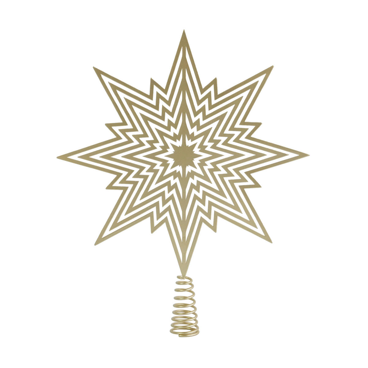 DEKOSTERN  - Goldfarben, LIFESTYLE, Metall (23,5/32cm) - X-Mas