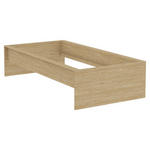 BETTRAHMEN 90/200 cm  in Eichefarben  - Eichefarben, KONVENTIONELL, Holzwerkstoff (90/200cm) - Hom`in