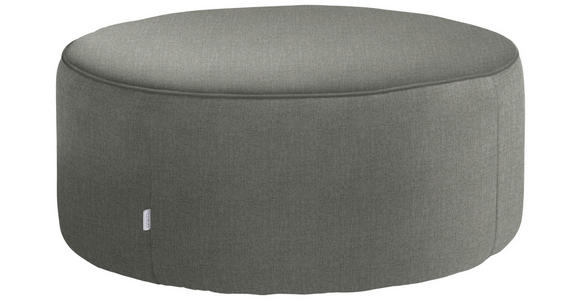 HOCKER in Textil Hellgrau  - Hellgrau, Design, Textil (80/33/80cm) - Belluti