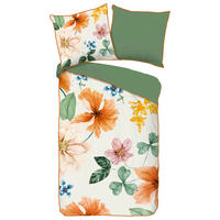 WENDEBETTWÄSCHE Annabelle Satin 155/220 cm  - Multicolor, Natur, Textil (155/220cm)