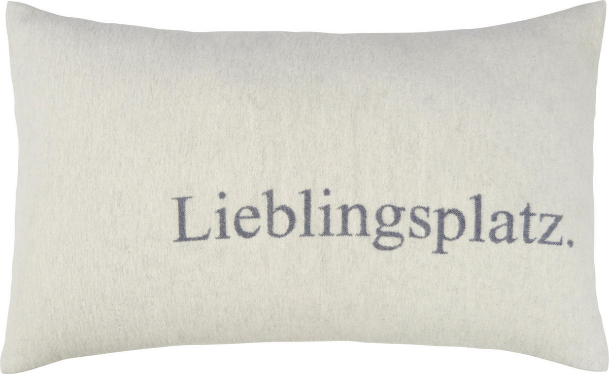 ZIERKISSEN  40/60 cm   - Weiß/Grau, Design, Textil (40/60cm) - David Fussenegger
