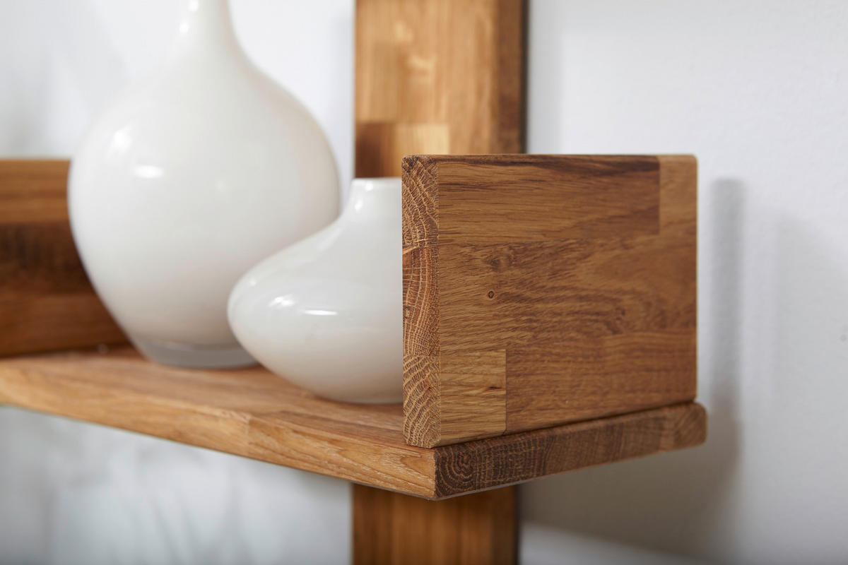 WANDREGAL 35/180/17 cm  - Naturfarben, Modern, Holz (35/180/17cm) - MID.YOU