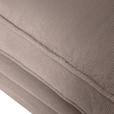 BIGSOFA Plüsch Beige  - Beige/Kieferfarben, Trend, Holz/Textil (273/85/110cm) - Ambia Home