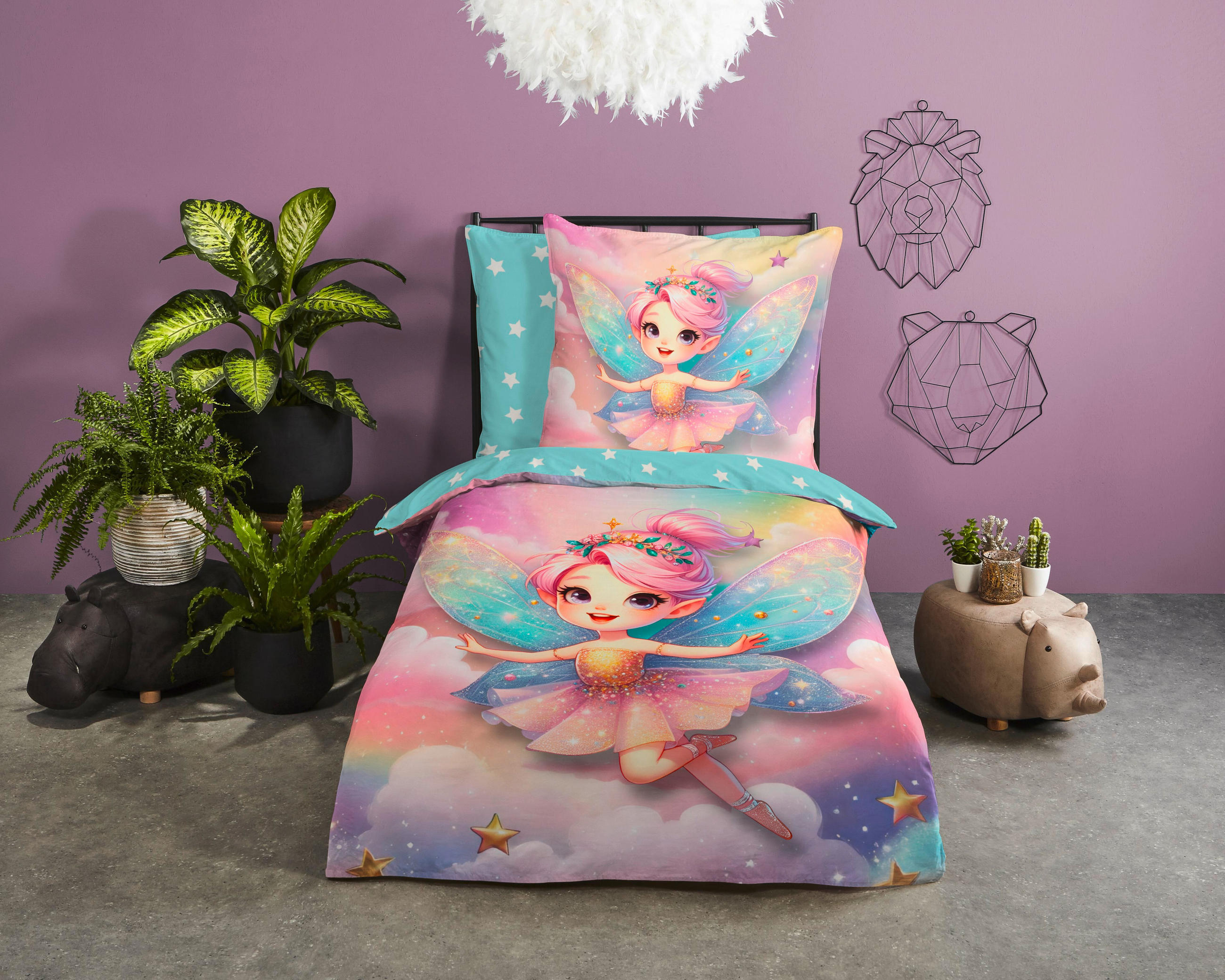 DEČJA POSTELJINA TWINKLE 140/200 cm renforcé tkanina  - Osnovno, tekstil (140/200cm) - Ben'n'jen