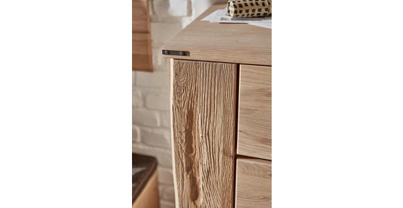 GARDEROBE 265/205/41 cm  - Eichefarben, Natur, Holz/Textil (265/205/41cm) - Linea Natura