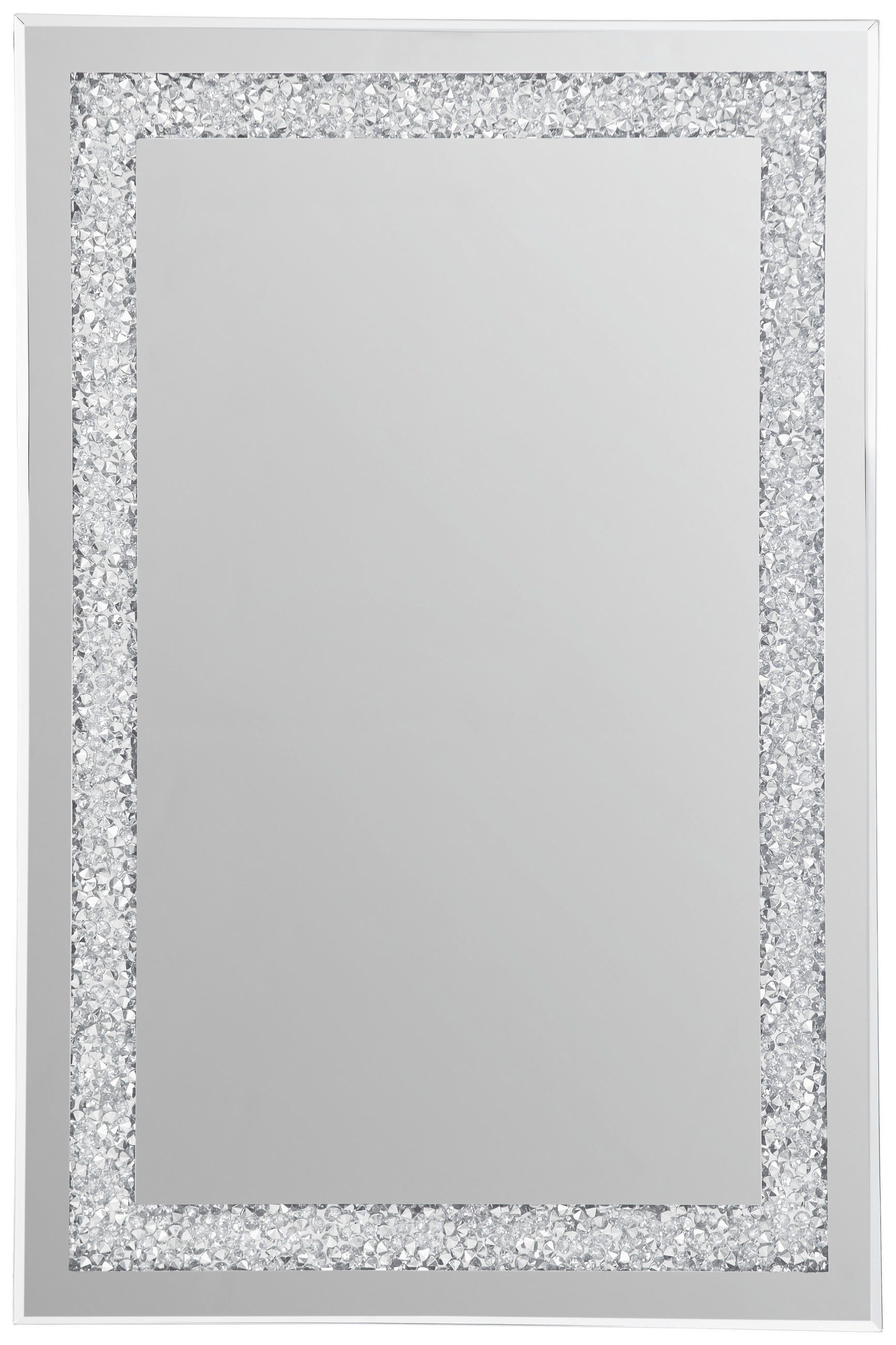 WANDSPIEGEL 40/60/1,5 cm    in rechteckig  - Silberfarben, Trend, Glas/Holzwerkstoff (40/60/1,5cm) - Carryhome