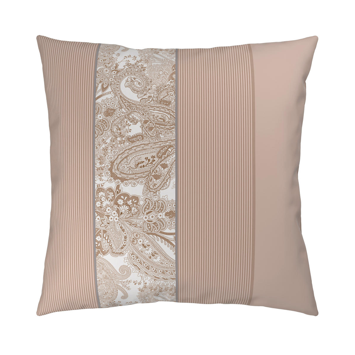 BETTWÄSCHE STRIPES DK Satin 200/200 cm  - Beige, Design, Textil (200/200cm) - Dieter Knoll