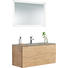BADEZIMMER - Eichefarben/Grau, Design, Glas/Holz (100cm) BADEZIMMER - Eichefarben/Grau, Design, Glas/Holz (100cm)