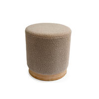 ZSÁMOLY - bézsbarna, Basics, faalapú anyag/textil (35/40/35cm)