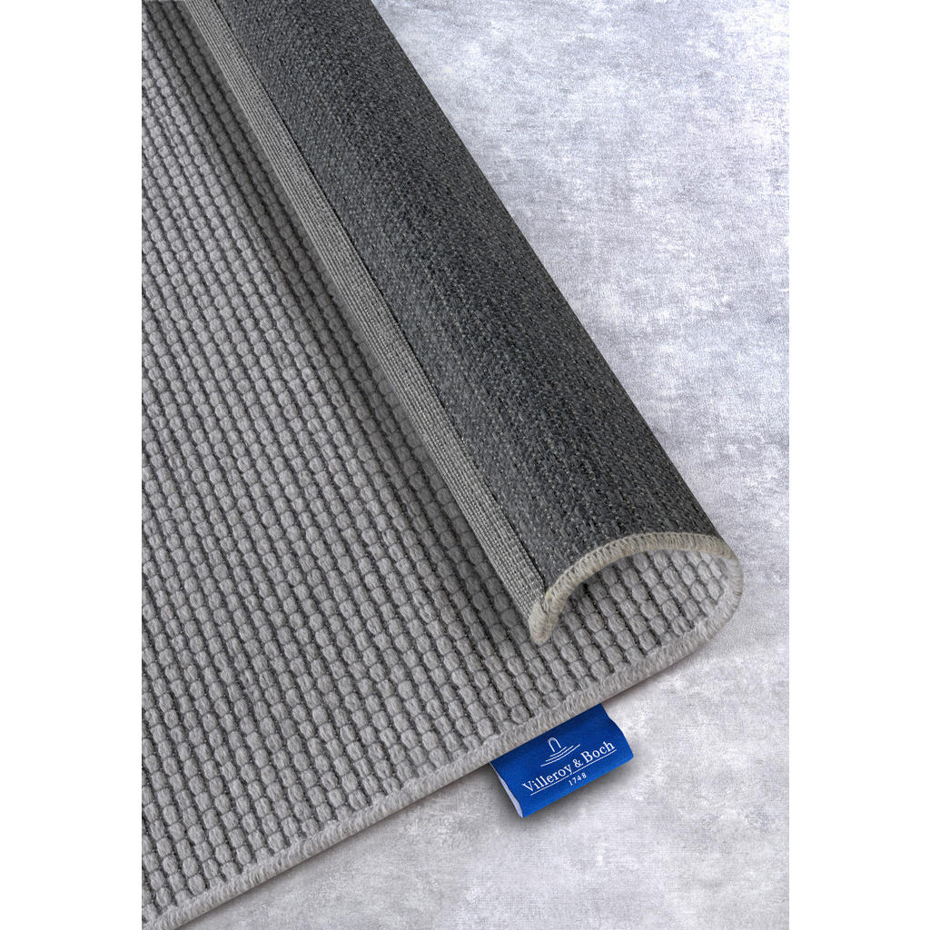 Thumbnail - Villeroy & Boch Webteppich Kollektion 1843, Grau, Beige, Textil, Uni, rechteckig, 200x290 cm, Oeko-Tex® Standard 100, fü...