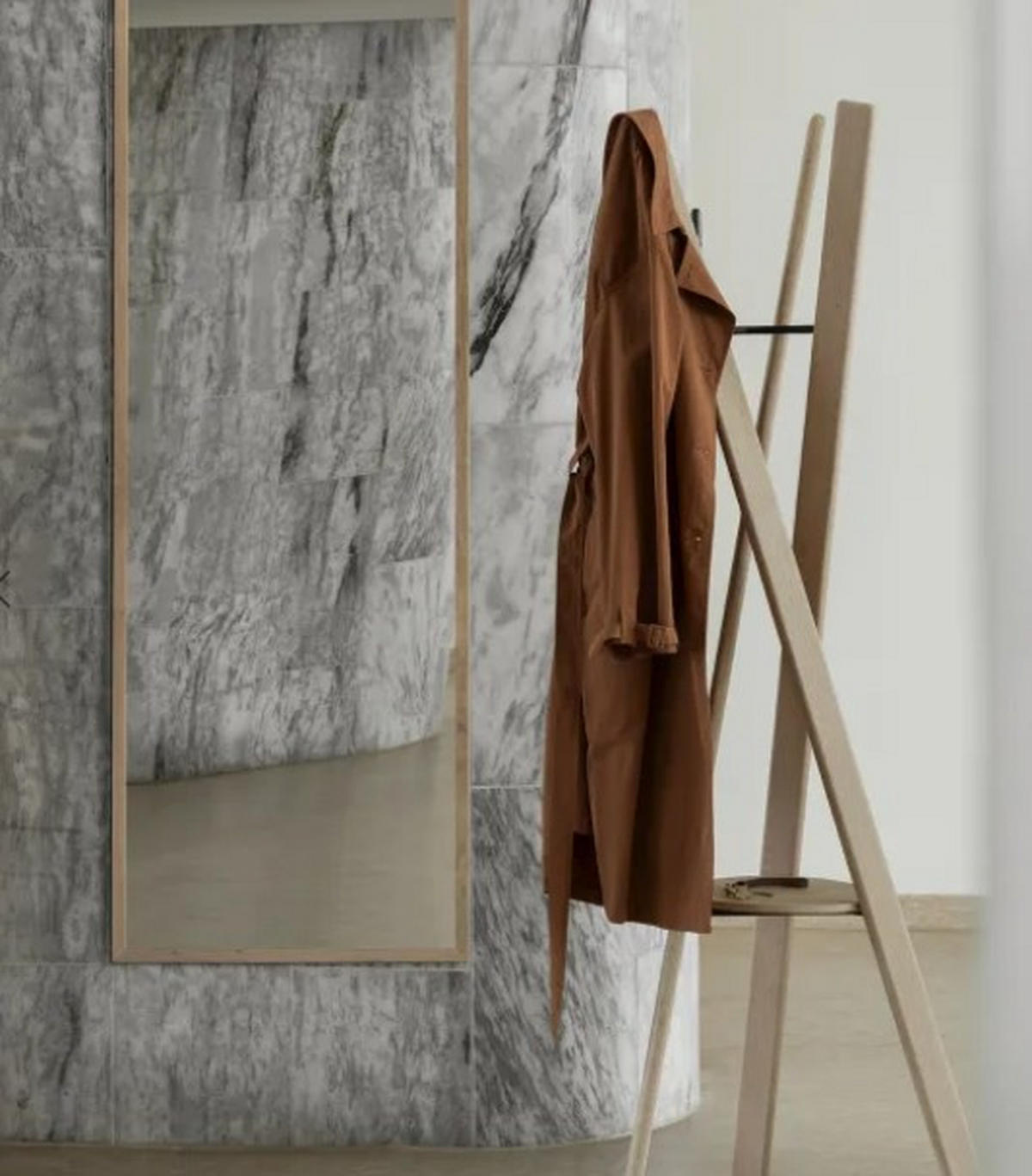 GARDEROBENSTÄNDER in Eichefarben   - Eichefarben, KONVENTIONELL, Holz/Metall (65/169/65cm) - Blomus