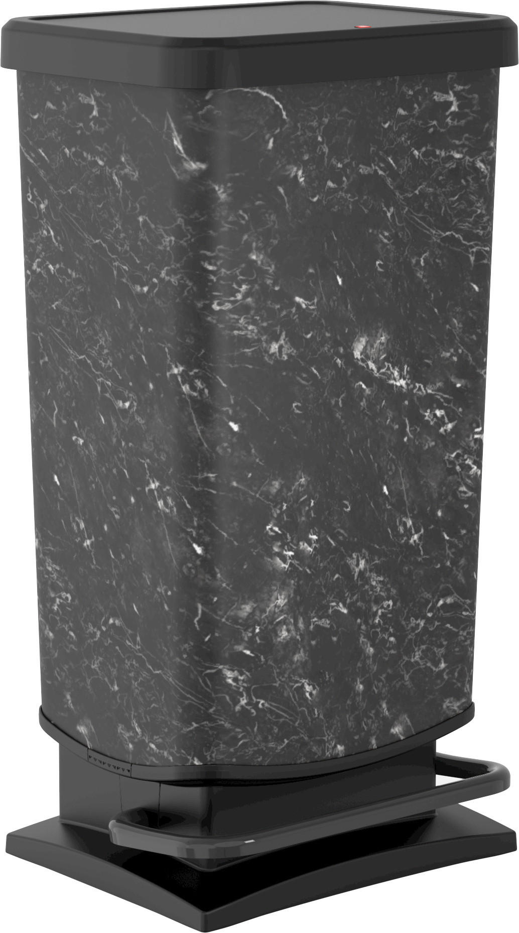 ABFALLEIMER 40 L  - Graphitfarben/Schwarz, KONVENTIONELL, Kunststoff (35.3/29.5/67.6cm) - Rotho