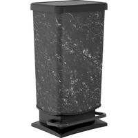 ABFALLEIMER 40 L  - Graphitfarben/Schwarz, KONVENTIONELL, Kunststoff (35.3/29.5/67.6cm) - Rotho
