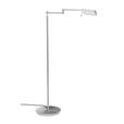 LESELEUCHTE 25/146 cm   - Silberfarben/Weiß, KONVENTIONELL, Kunststoff/Metall (25/146cm) - Novel
