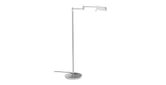 LESELEUCHTE 25/146 cm - Silberfarben/Weiß, KONVENTIONELL, Kunststoff/Metall (25/146cm) - Novel