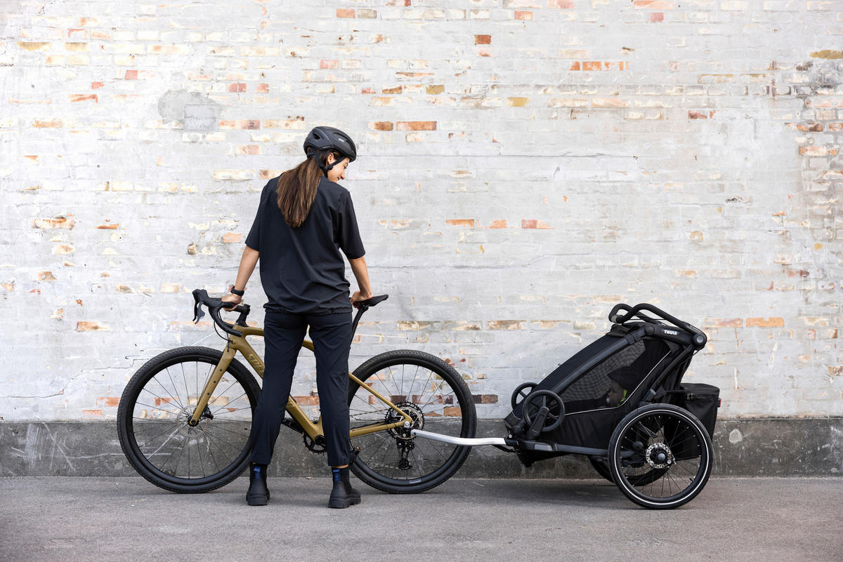 FAHRRADANHÄNGER   Chariot Sport2 dbl  - Schwarz, Basics, Textil/Metall (88/34/73cm) - Thule