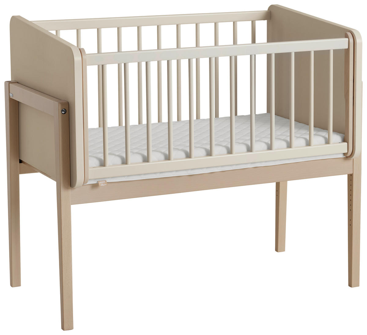 BEISTELLBETT Little Cloud 99,40/109,70/56,90 cm  - Beige, Basics, Holzwerkstoff (99,40/109,70/56,90cm) - Paidi