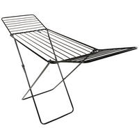 RUHASZÁRÍTÓ ÁLLVÁNY - fekete/antracit, Basics, műanyag/fém (177,8/108/55cm) - Homeware