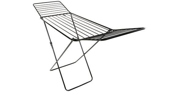 STANDTROCKNER Swan Pure 177,8/108/55 cm - Anthrazit/Schwarz, Basics, Kunststoff/Metall (177,8/108/55cm) - Homeware