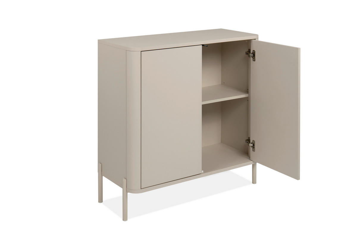 KOMMODE 86/88/38 cm  - Kaschmir, Design, Holzwerkstoff/Metall (86/88/38cm) - MID.YOU