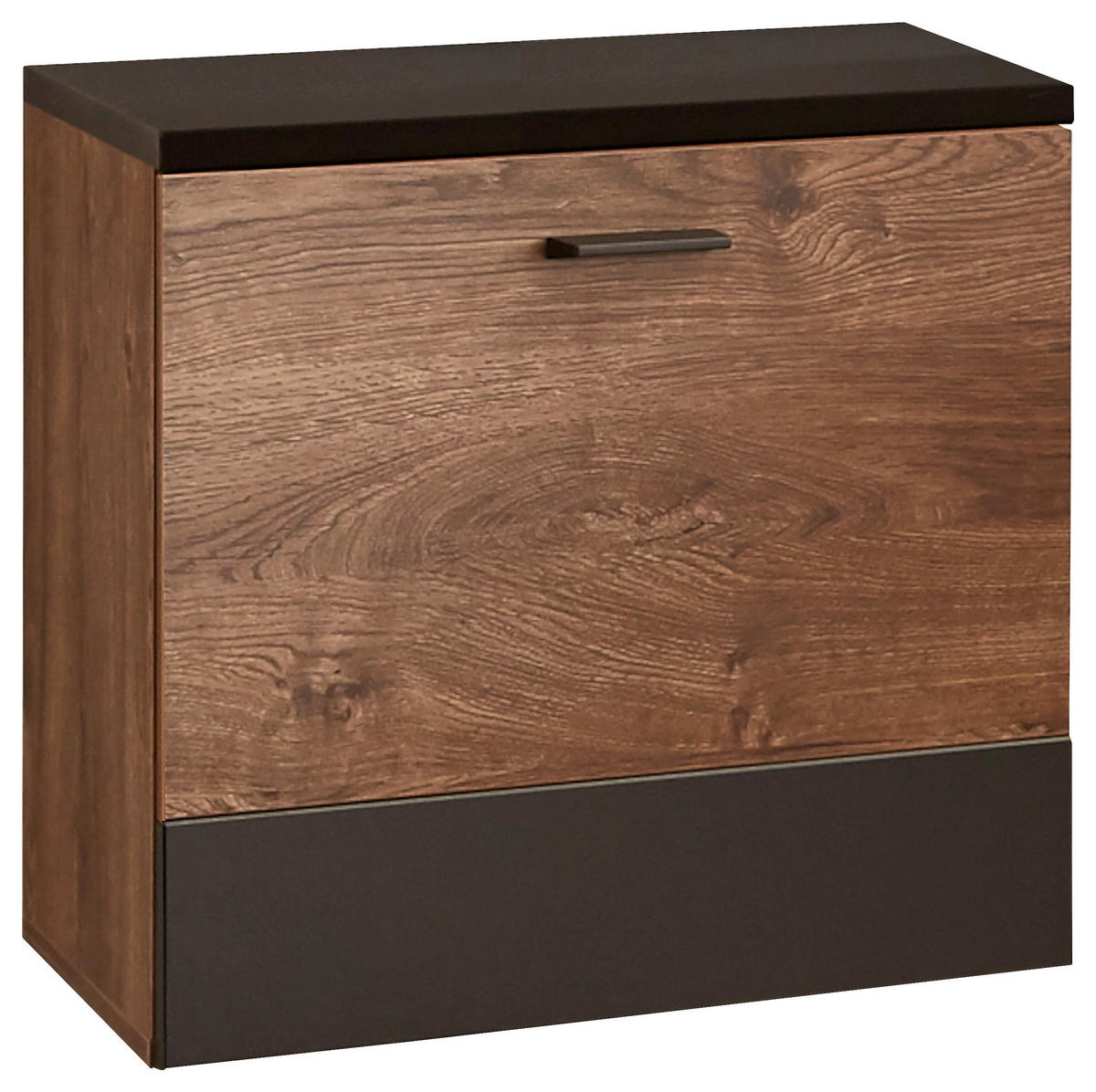 HÄNGEELEMENT Eichefarben, Dunkelgrau  60/49/37 cm  - Eichefarben/Dunkelgrau, KONVENTIONELL, Holzwerkstoff/Metall (60/49/37cm) - Cantus