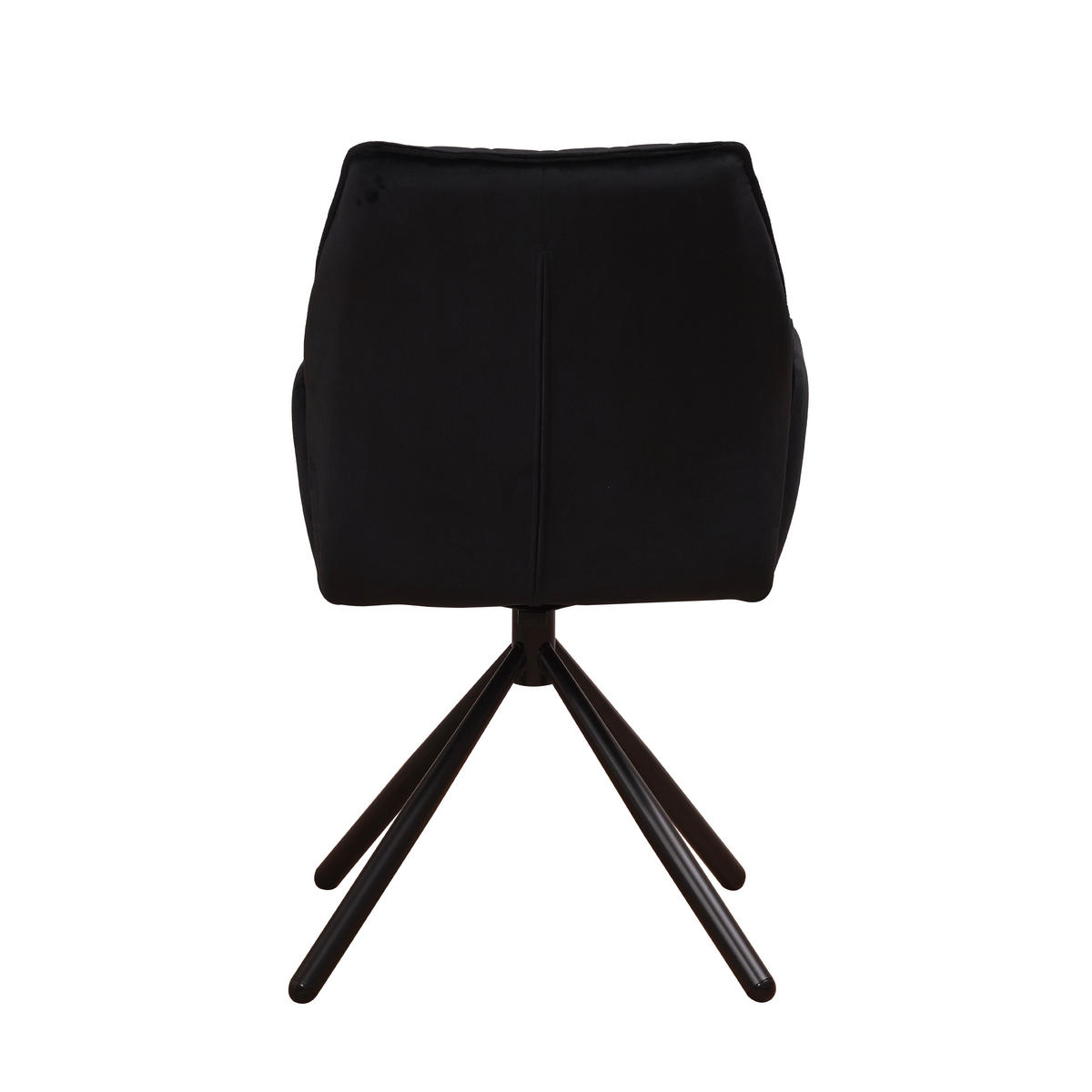 SADA STOLIČIEK S PODRÚČKAMI 2 kus - čierna, Modern, kov/textil (57,5/92/52cm) - MID.YOU