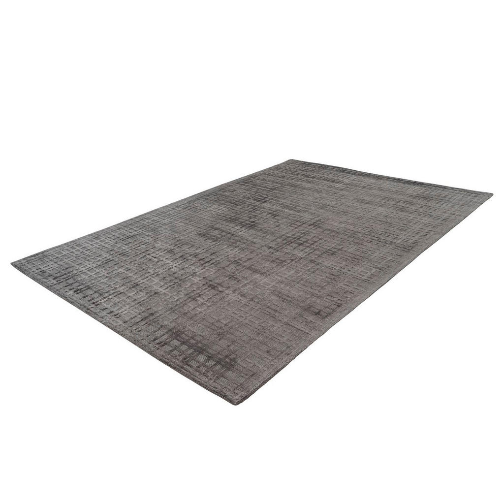 Thumbnail - Novel Flachwebeteppich Karma, Anthrazit, Textil, Uni, rechteckig, 200x290 cm, pflegeleicht, Teppiche & Böden, Teppiche, ...