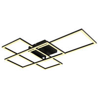 STROPNA LED-SVETILKA   //2700-6500 K/230 V/ - črna/opal, kovina/umetna masa (73,7/51/9,3cm) - Globo