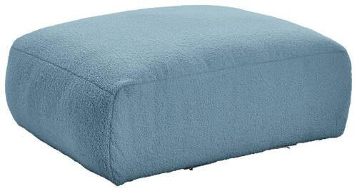 SOFAELEMENT in Flachgewebe, Teddystoff Blau - Blau, Trend, Textil (82/45/122cm) - Livetastic