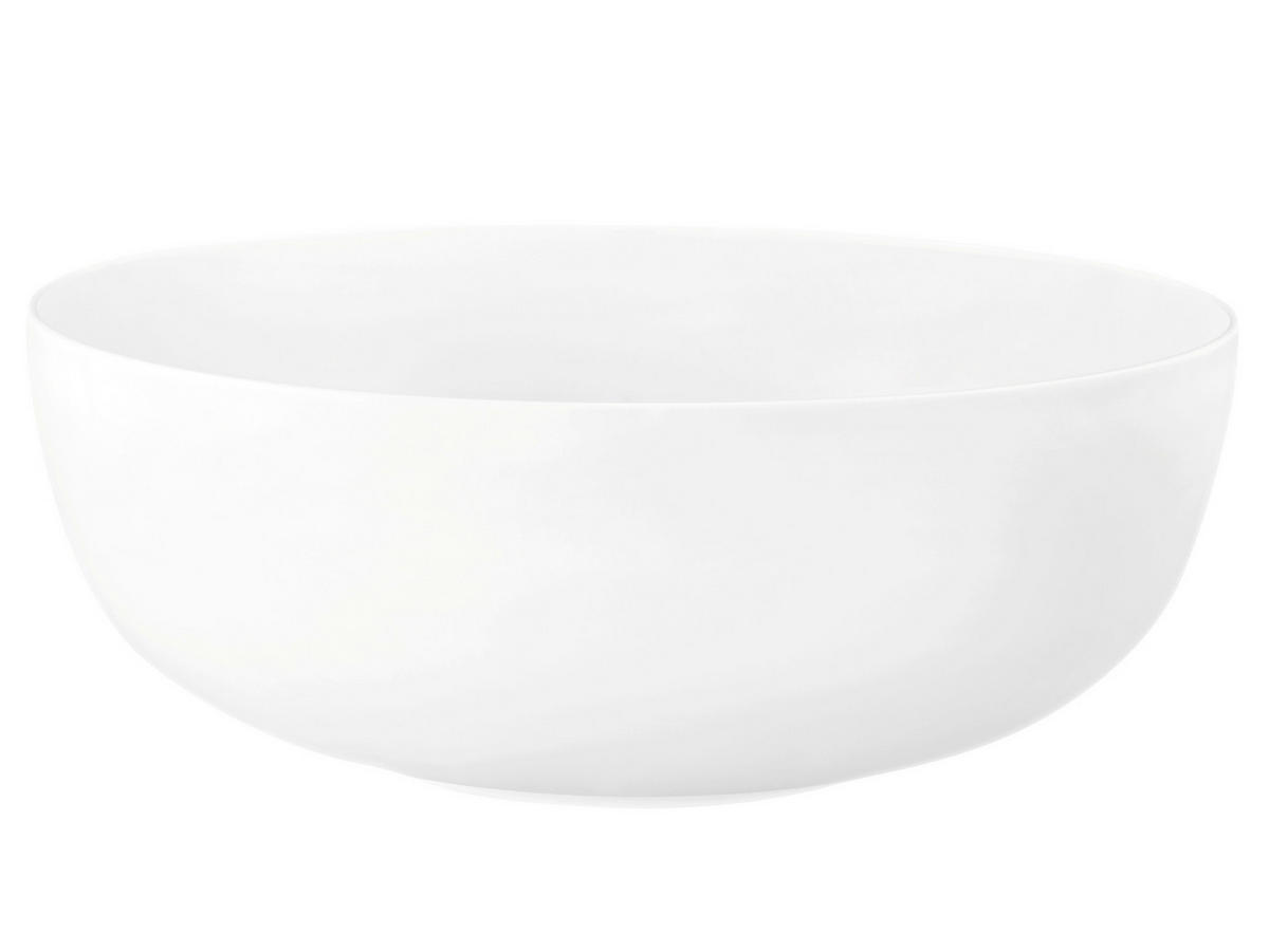 SCHÜSSEL Liberty weiss 28 cm  - Weiss, Design, Keramik (28cm) - Seltmann Weiden