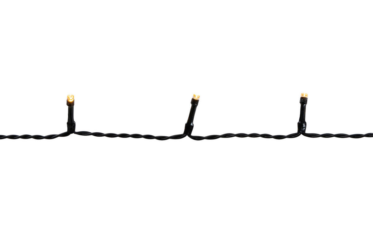 LICHTERKETTE 1800 cm  - Schwarz, KONVENTIONELL, Kunststoff (1800cm) - X-Mas